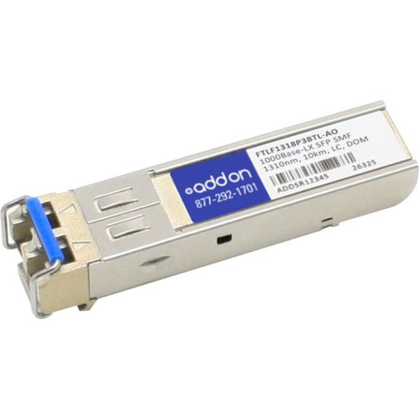 AddOn Finisar FTLF1318P3BTL Compatible TAA Compliant 1000Base-LX SFP Transceiver (SMF, 1310nm, 10km, LC, DOM) on Sale