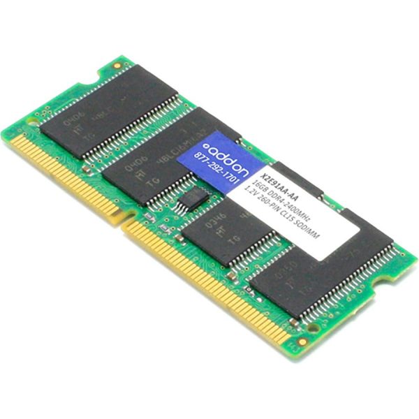 Add-on Addon Hp X2e91aa Compatible 16gb Ddr4-2133mhz Unbuffered Dual Rank X8 1.2v 260-p Discount
