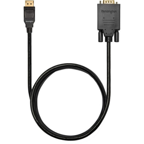 Kensington DisplayPort 1.2 (M) to VGA (M) Passive Unidirectional Cable, 6ft For Discount